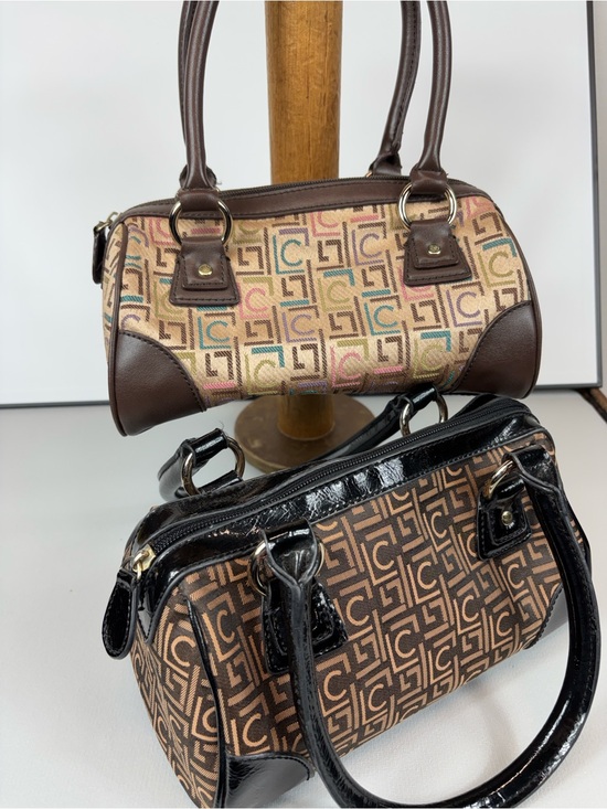 Liz Claiborne Handbags - 2/$15 Monogram Print Small Handbags Designer Style …Preloved ♥️ $4.99shipping